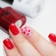 Interesting and unusual design options scarlet manicure