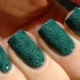Emerald manicure: ang mga lihim ng disenyo at mga naka-istilong ideya