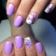 Lila manicure: tiyak na mga kulay at mga ideya sa fashion