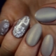 Mga Novelties at mga ideya para sa manicure design sa shades of grey