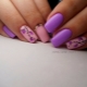 Pink at lilac manicure - naka-istilong at maliwanag na solusyon