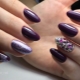 Plum manicure - maliwanag at naka-istilong mga pagpipilian sa disenyo