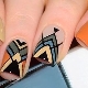 Geometry gel nail polish: mga ideya sa disenyo at sunud-sunod na paglikha