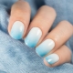 Manicure on round nails