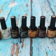Palette at nagtatampok ng gel varnishes Ingarden