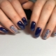 Blue gel polish: ang pinakamahusay na mga kumbinasyon at mga ideya ng manikyur