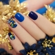Blue manicure: mga naka-istilong ideya at mga lihim ng palamuti