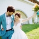 Wedding in blue