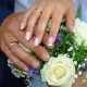 Manicure ng kasal na may gel polish