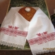 Choosing towel for wedding loaf