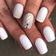 White gel polish: mga pagpipilian sa disenyo at mga rekomendasyon para sa paggamit