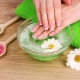 We make baths with salt for nails