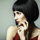 Choose a short haircut for a brunette