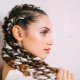 Magagandang mga hairstyles na may Kanekalon