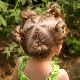 Hairstyles for girls 2-3 years for short hair