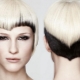 Coloring short hair in two colors