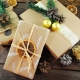 How beautiful and original to pack a gift in craft paper?