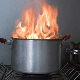 How to get rid of the smell of burning in the apartment after a burned pan?
