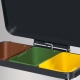Separate waste collection buckets