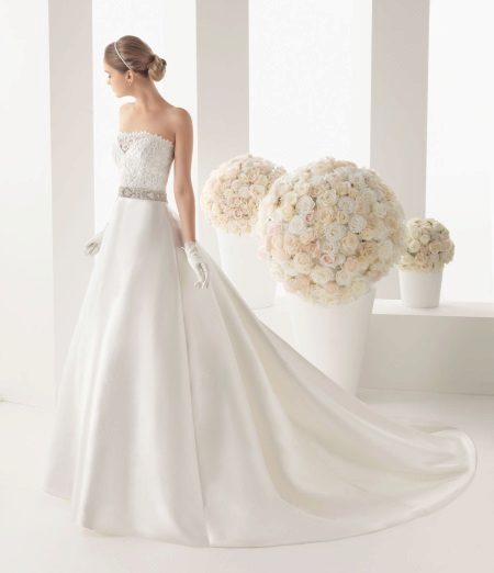 Dress sa kasal sa sahig