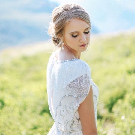 Modest back dress