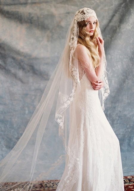 Rustic Wedding Dress na may Veil