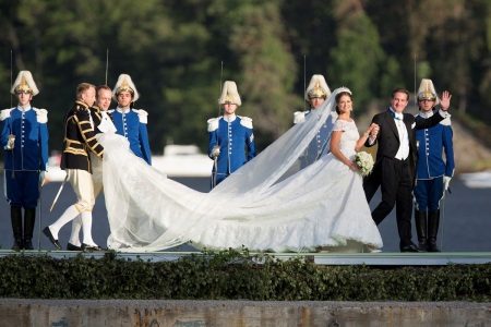 Kasal damit na may tren Princess Madeleine