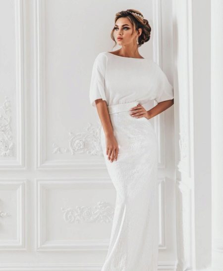 Isinara ang top wedding dress