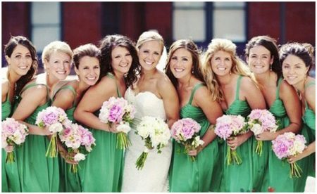 Green Bridesmaid Dress