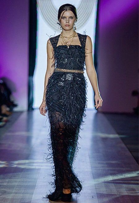 Evening dress straight from the collection Privee 2014 black