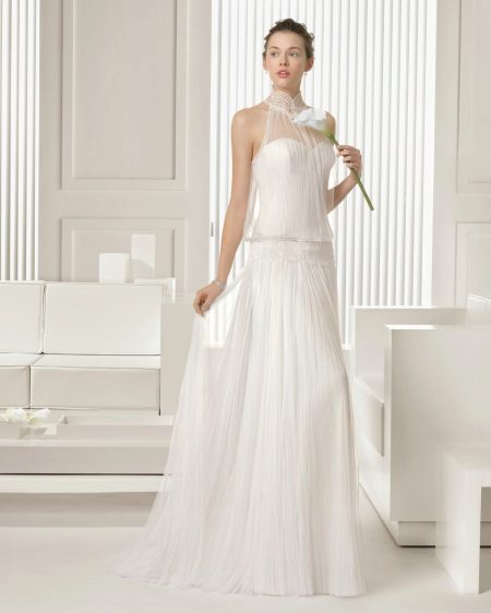 Wedding dress 2015 ni Rosa Clara na may American armhole