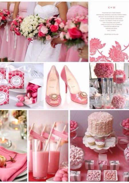 Mga accessory ng rosas na kasal