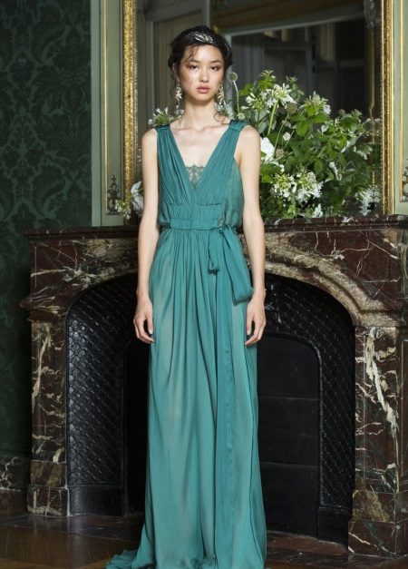 Empire evening gown