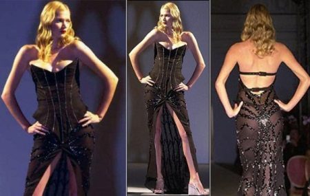 Black wedding dress mula kay Maria Graffogel