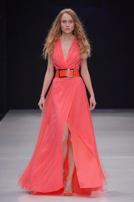 Wrap Evening Dress