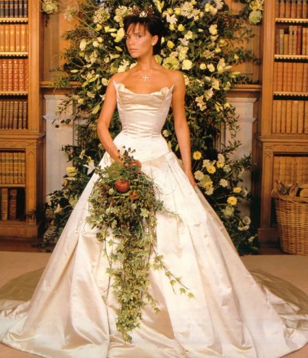 Wedding Dress Victoria Beckham ni Vera Wong