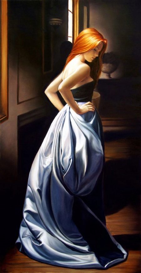 Blue dress