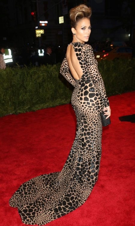 Leopard mahabang damit sa sahig