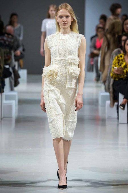 Winter dress na walang sleeves