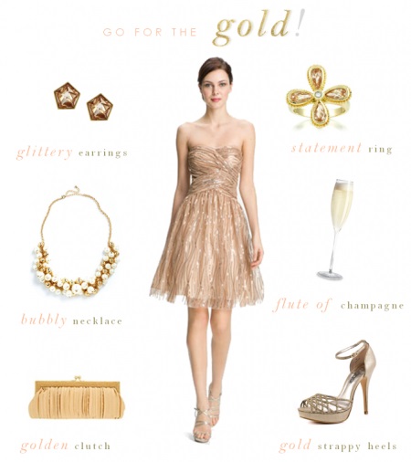 Mga Accessory ng Dress sa Gold