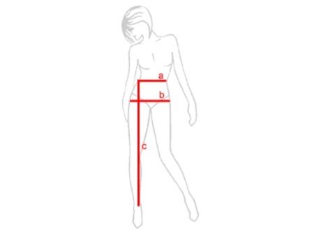 Taking measurements for the skirt