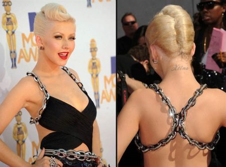 Estilo ng buhok ni Christina Aguilera sa estilo ng rockabilly