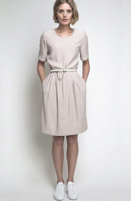 White dress medium viscose