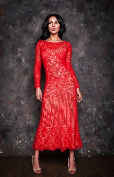Niniting lace lace dress