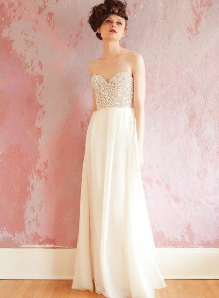 Bustier dress ng maximum length