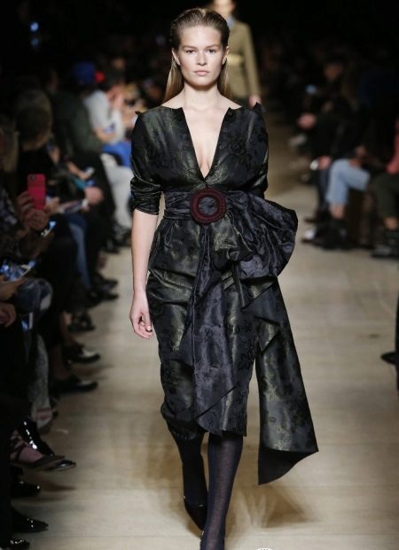 Dress ng crepe de chine