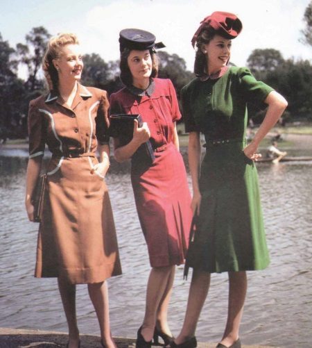 Dress retro style 40's