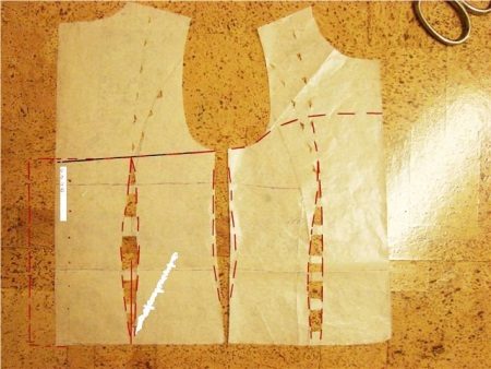 Pattern ng corset na damit para sa mga batang babae