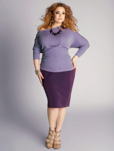 Pencil skirt for obese women