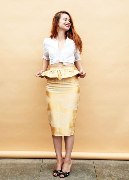 High Waist Pencil Skirt